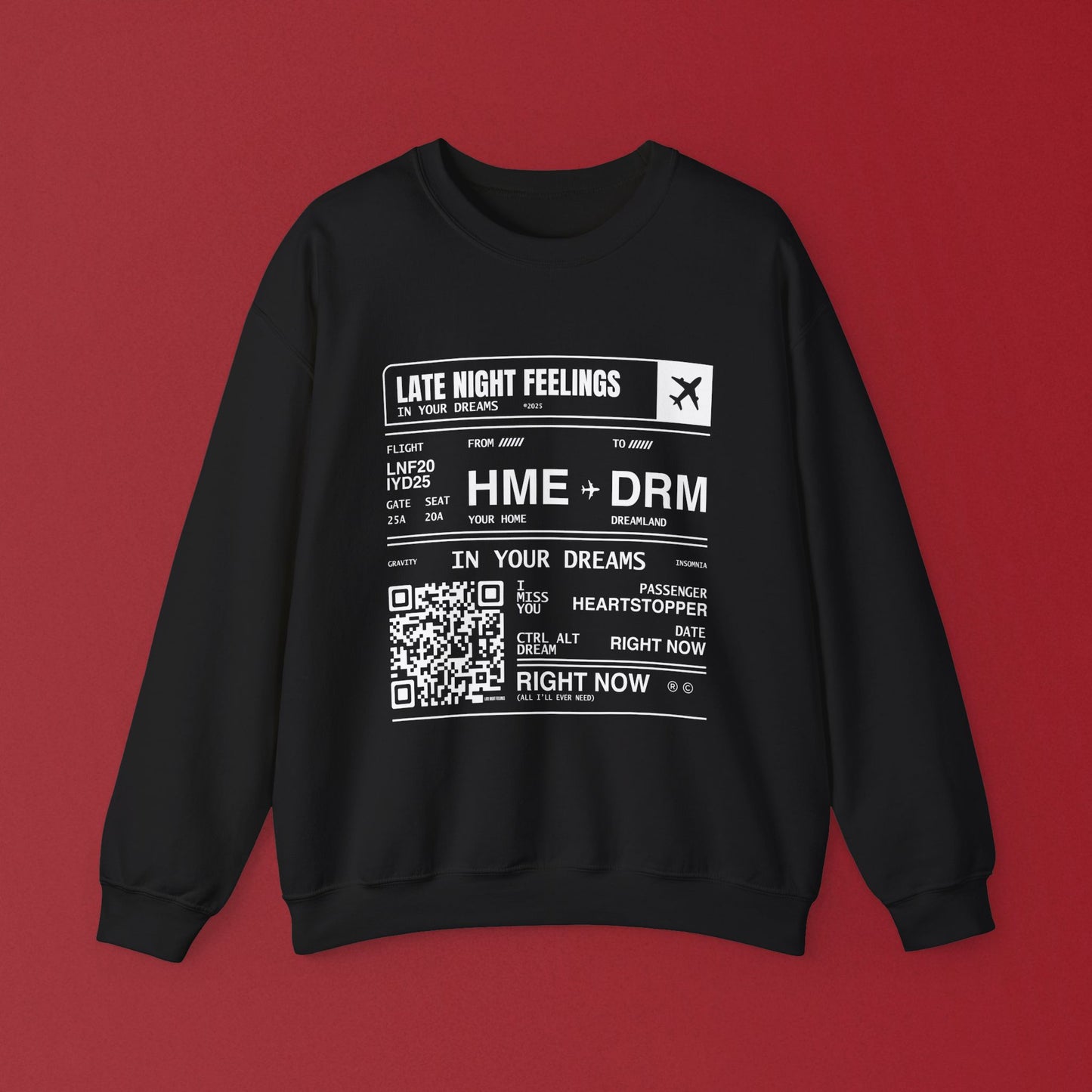 Dreamland Boarding Pass Crewneck