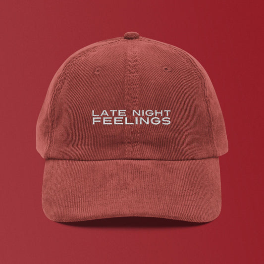 Late Night Feelings Corduroy Cap