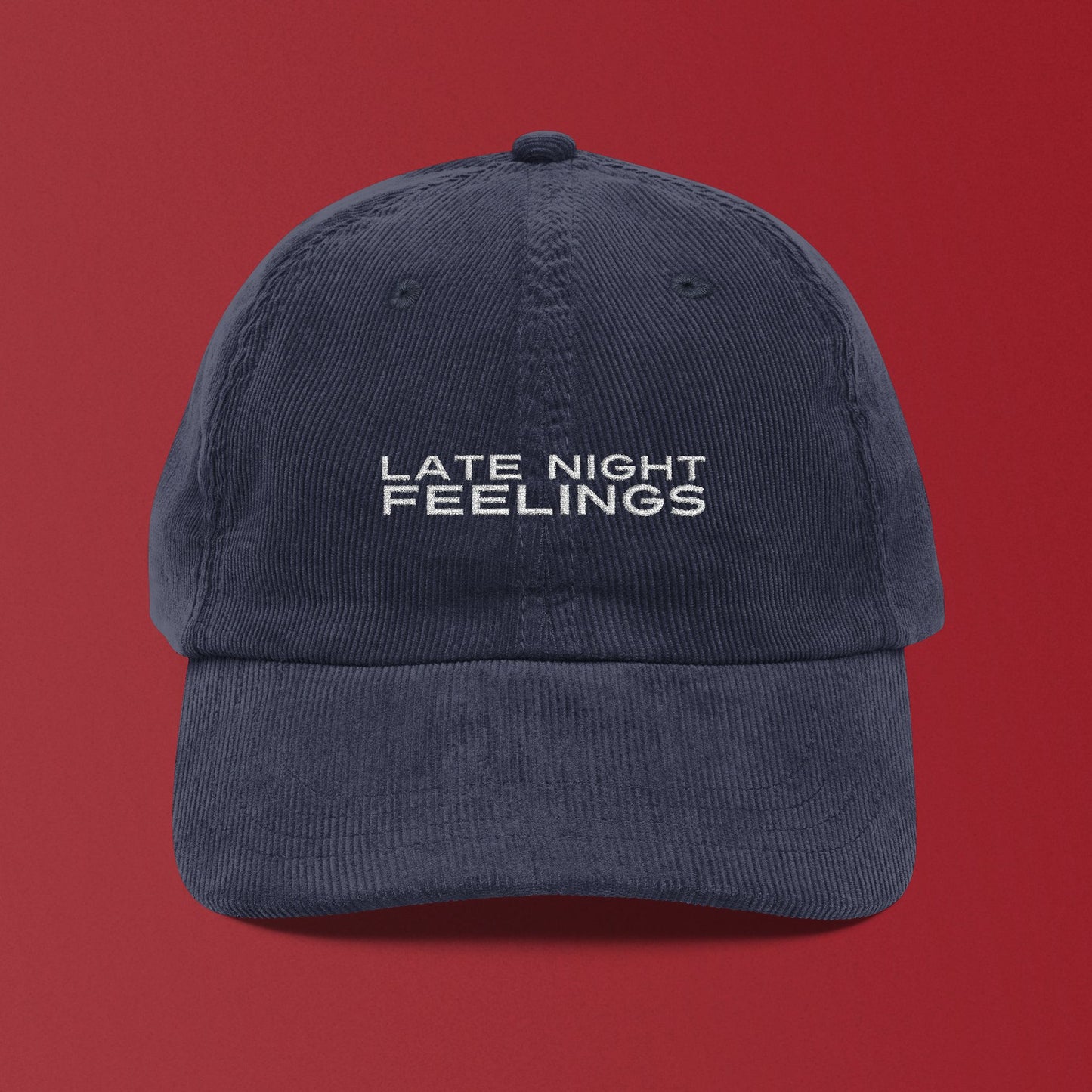 Late Night Feelings Corduroy Cap
