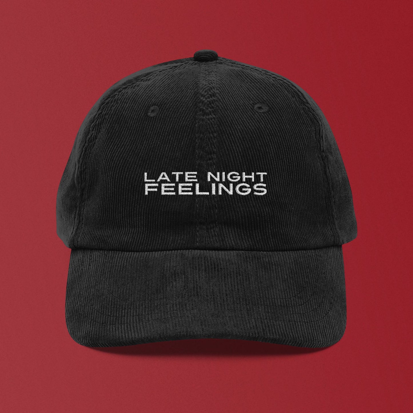 Late Night Feelings Corduroy Cap