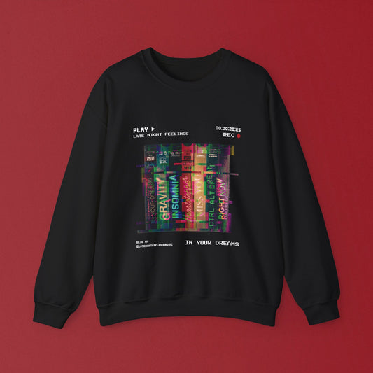 Dreamstate Glitch VHS Crewneck