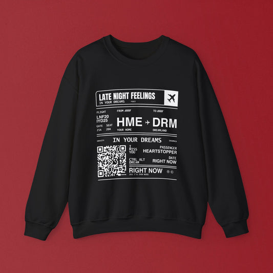 Dreamland Boarding Pass Crewneck
