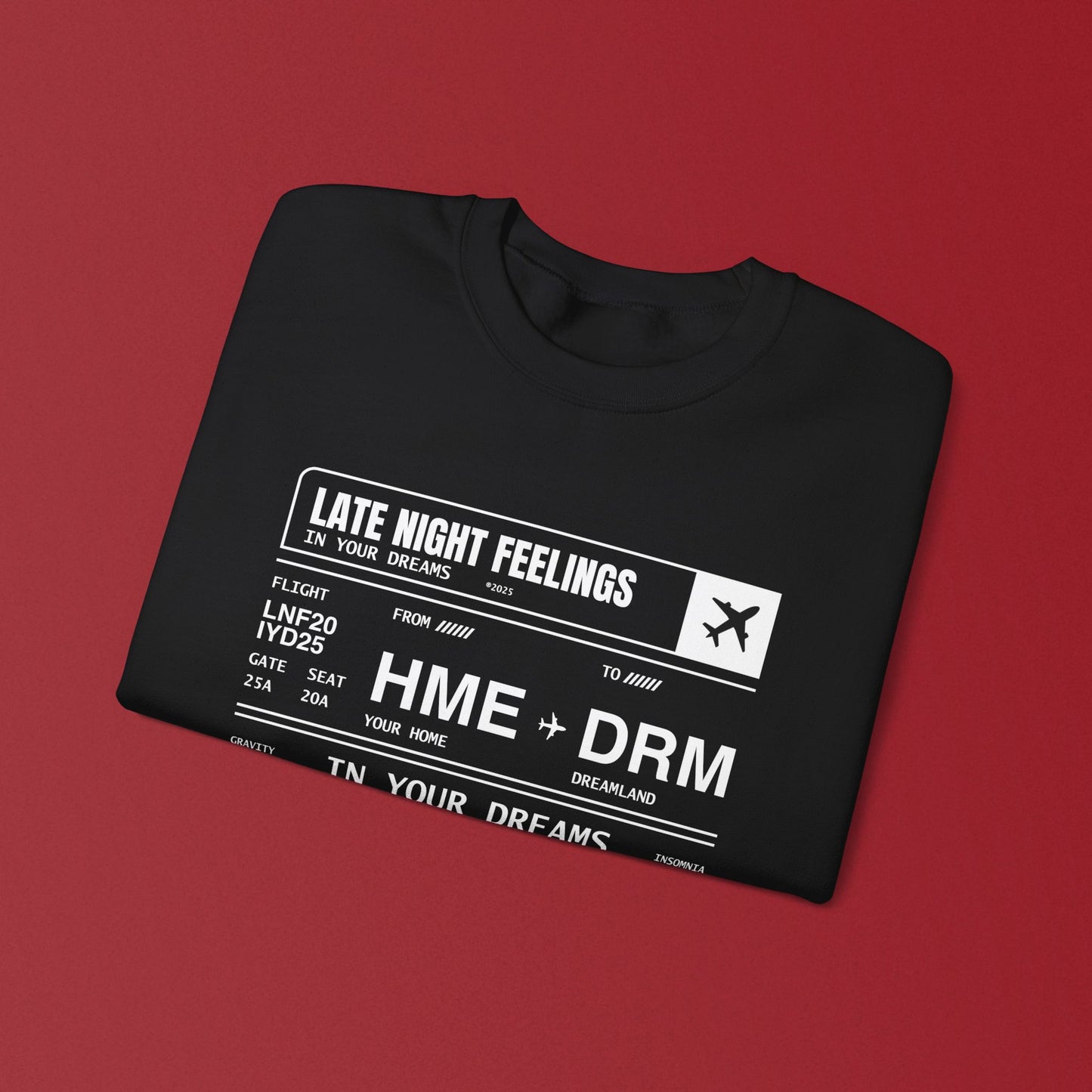 Dreamland Boarding Pass Crewneck