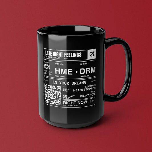 In Your Dreams Boarding Pass Mug