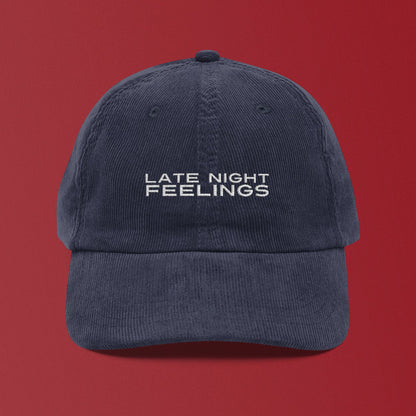 Late Night Feelings Corduroy Cap