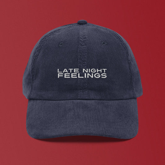 Late Night Feelings Corduroy Cap