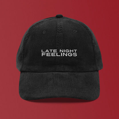 Late Night Feelings Corduroy Cap